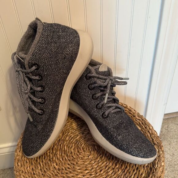 Allbirds Men's Black Wool High Top Sneakers - Size 12 - Excellent Condition - Picture 8 of 11